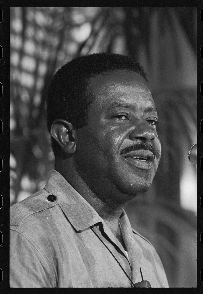 Ralph Abernathy, head-and-shoulders, at National Press Club luncheon