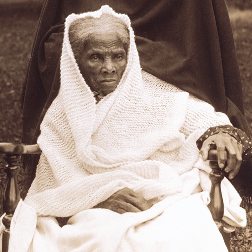 Harriet Tubman, full-length portrait, seated in chair